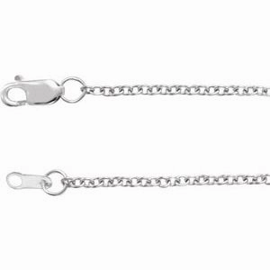 14K Rose Gold-Filled 1.5 mm Cable 16" Chain