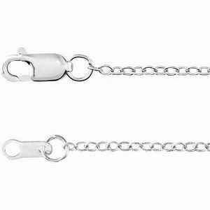 14K Yellow 1.3 mm Adjustable Cable 16-18" Chain