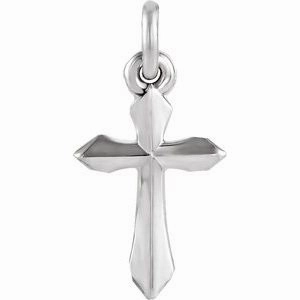 14K Yellow Cross Pendant