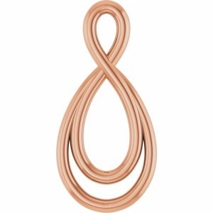 23x10.9 mm Infinity-Inspired Pendant