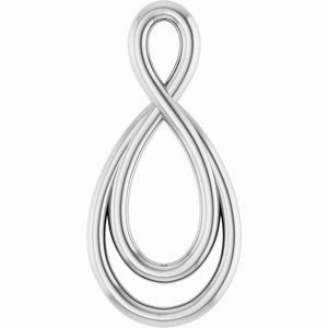 23x10.9 mm Infinity-Inspired Pendant