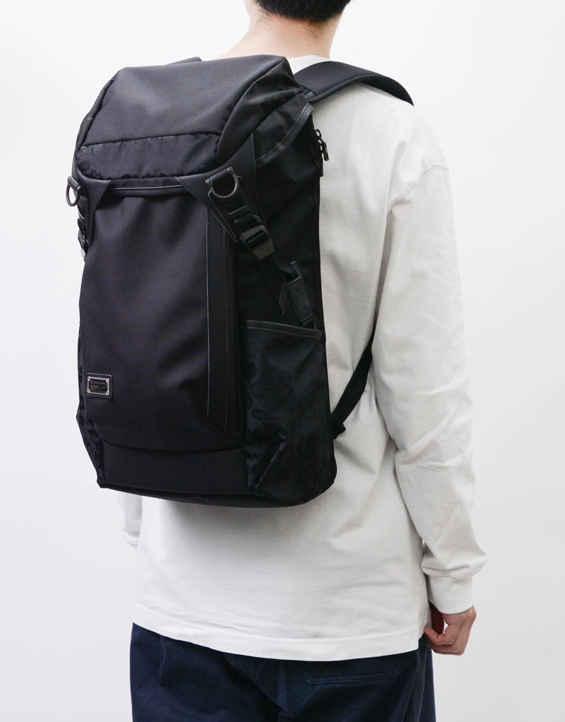 30th Anniversary Series "Black Crazy" Flap Backpack No.01741-30th