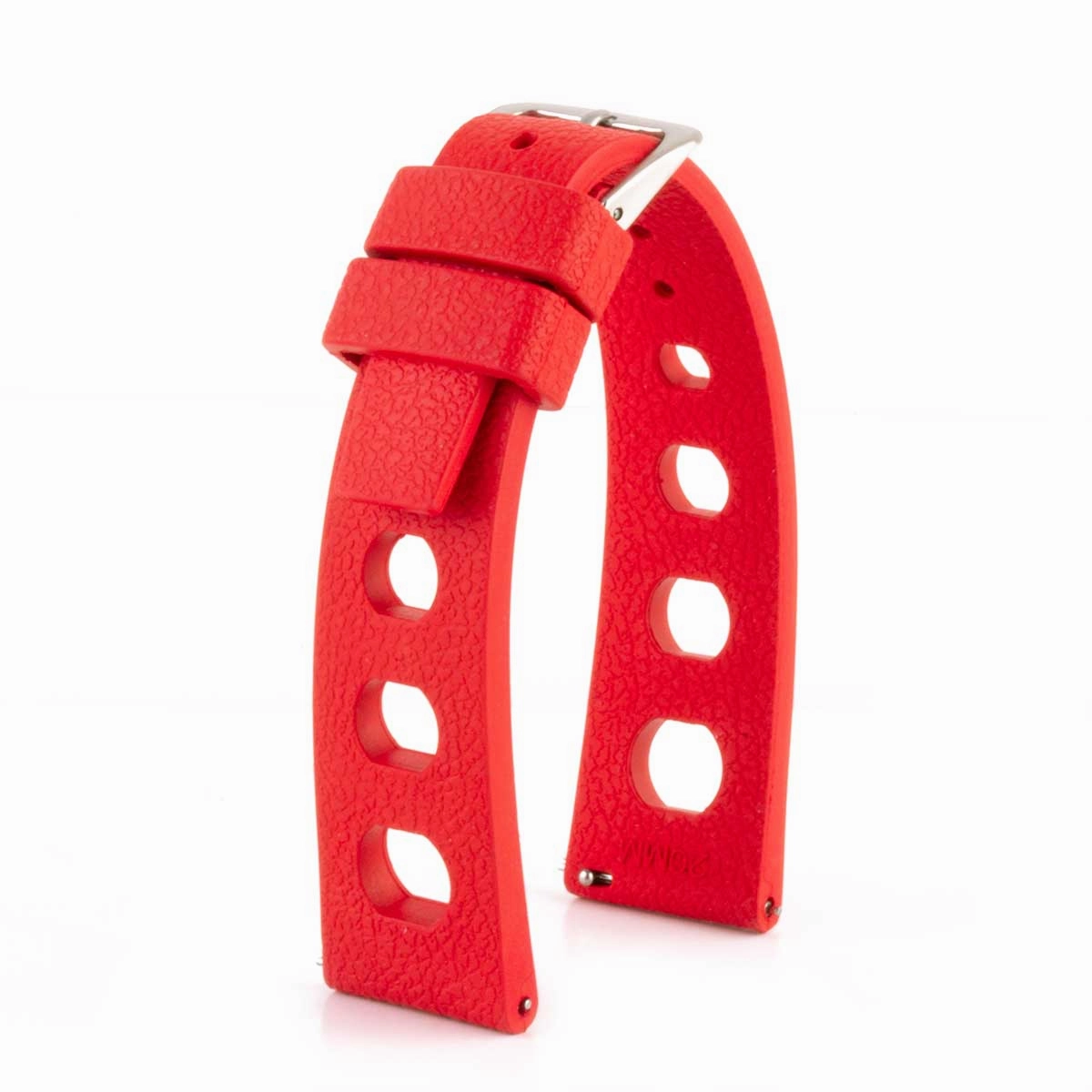 "Rallye" watch band 20mm - Rubber (black, blue, green, red...)