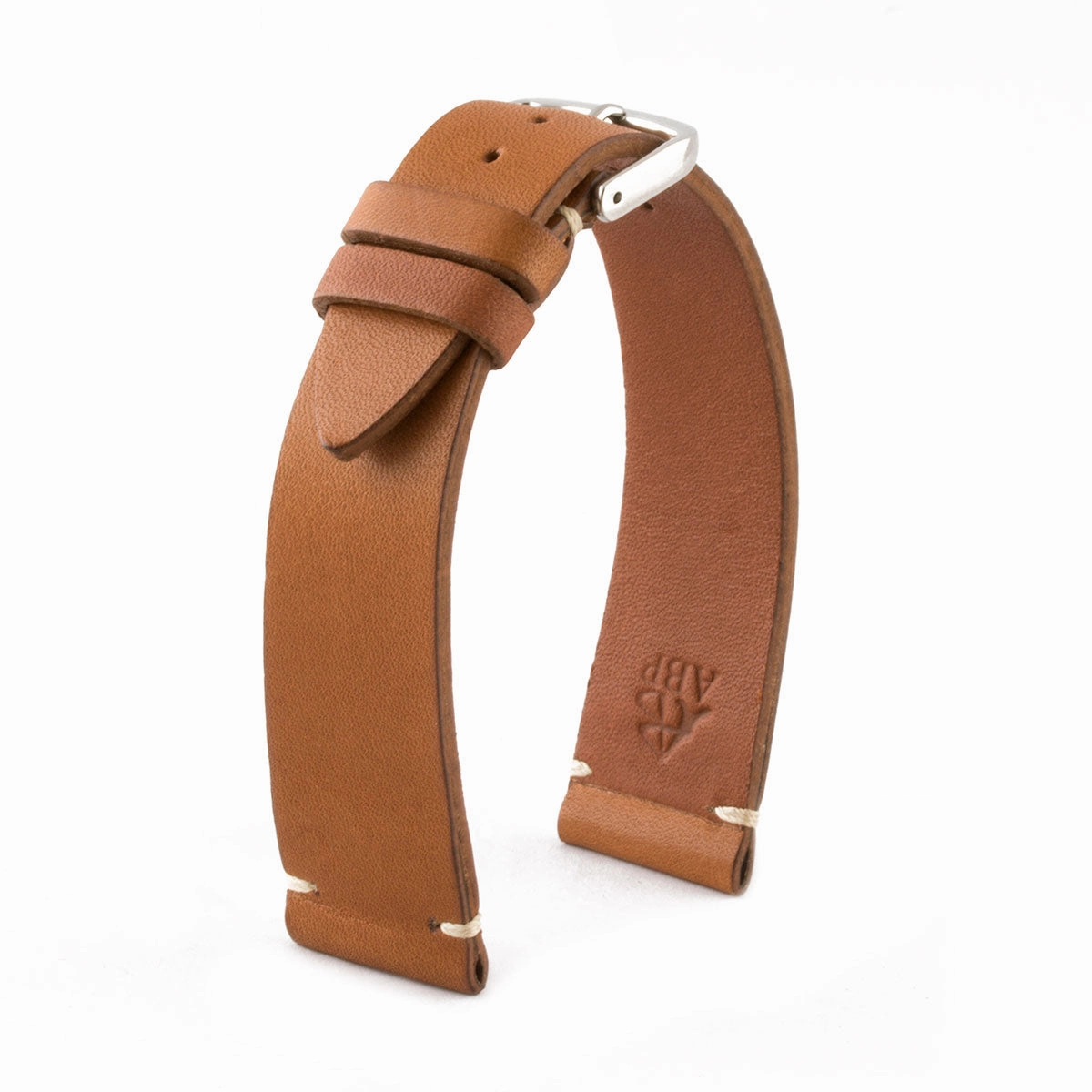 a??"Retro" watch band - Premium quality barenia type calf leather strap (black, brown, kaki, red, green)