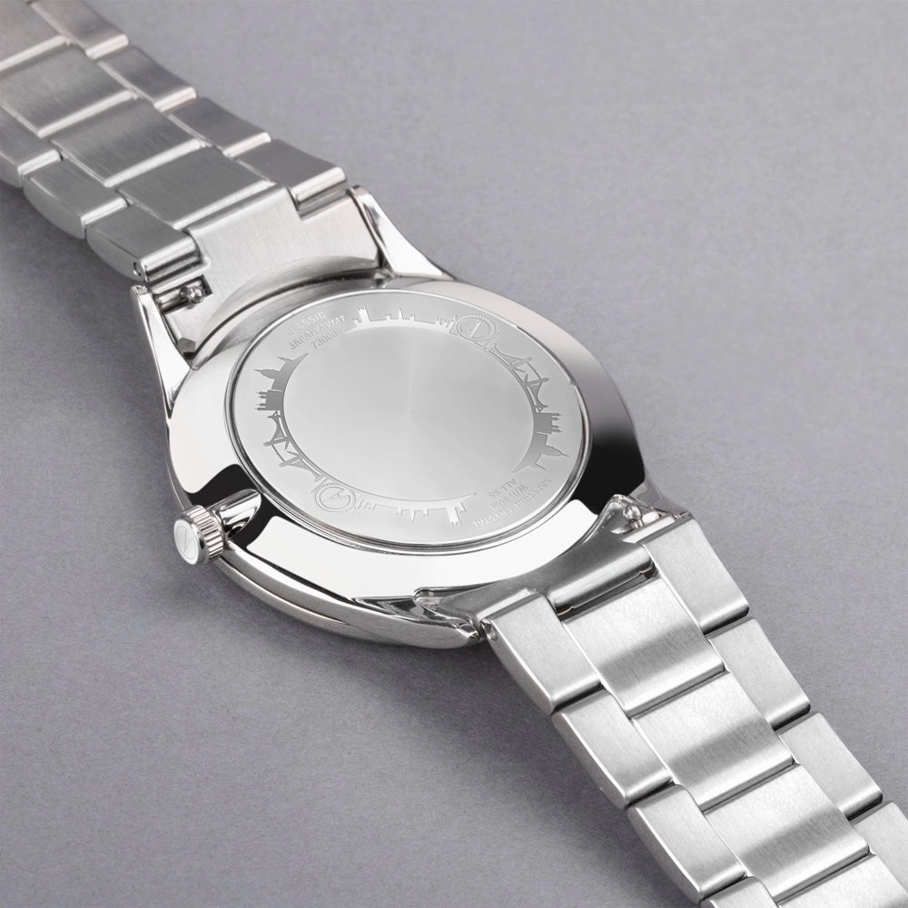 Accurist Classic Mens Watch 73006 Stainless Steel with Black Dial