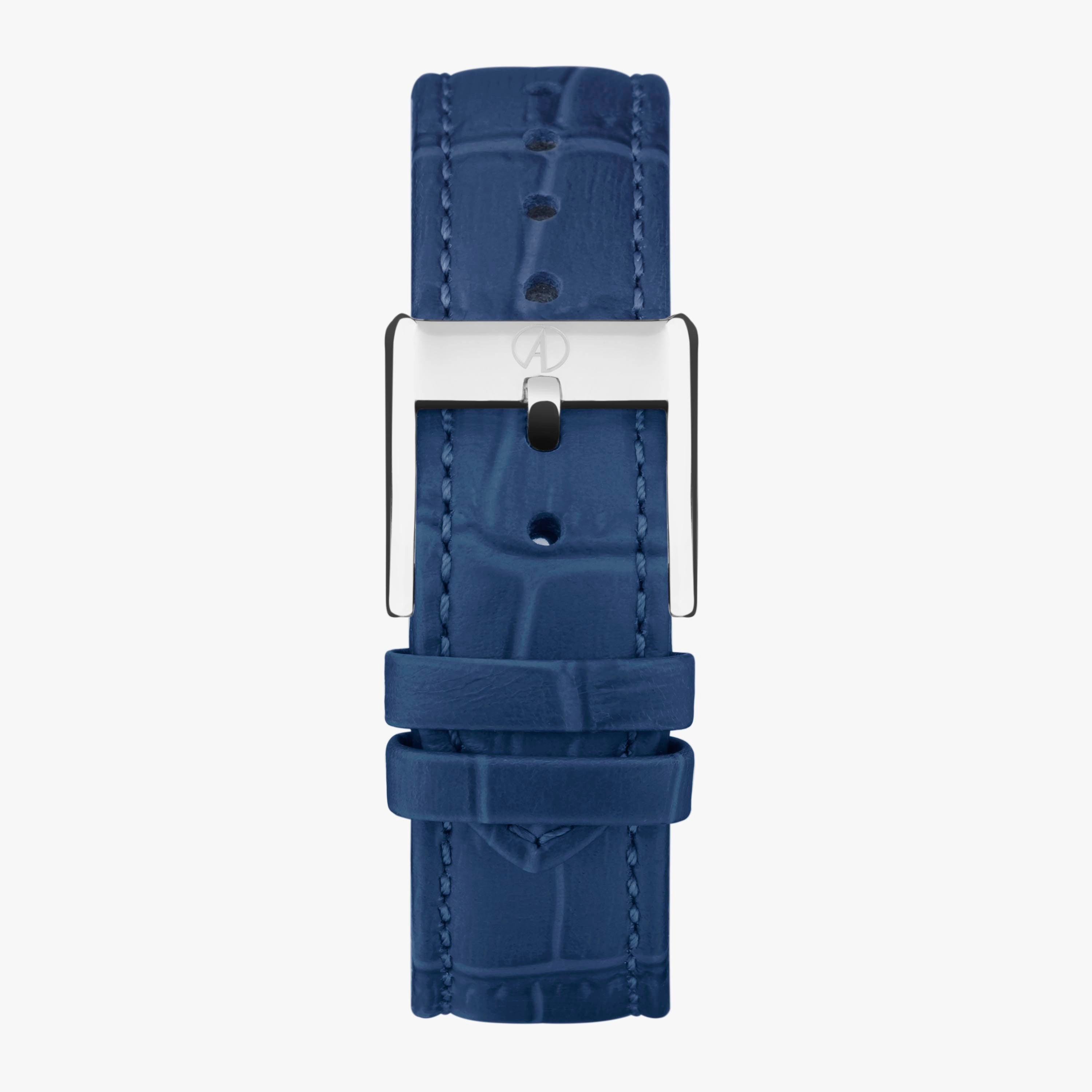 Accurist Rectangle Ladies Watch 71002 - Blue Leather Strap 26mm Case