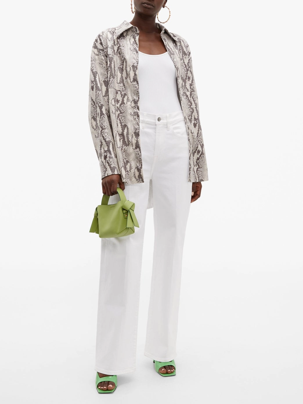 Acne Musubi Micro Knotted Leather Shoulder Bag