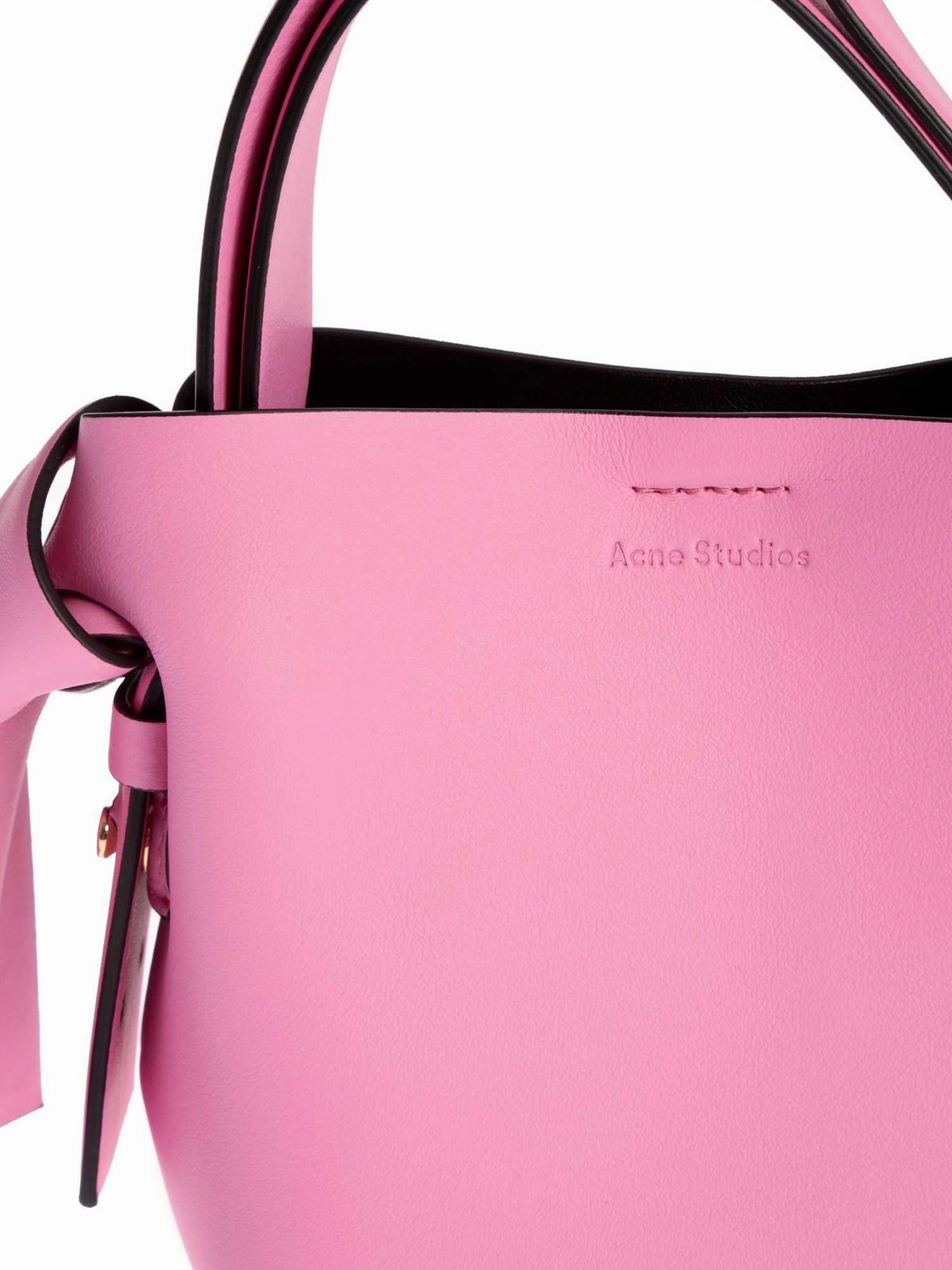 Acne Musubi Micro Knotted Leather Shoulder Bag