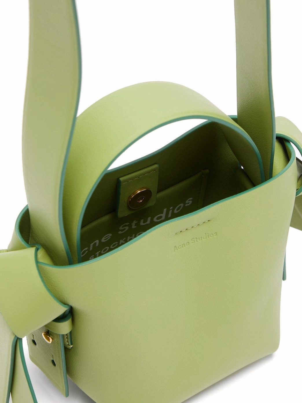 Acne Musubi Micro Knotted Leather Shoulder Bag