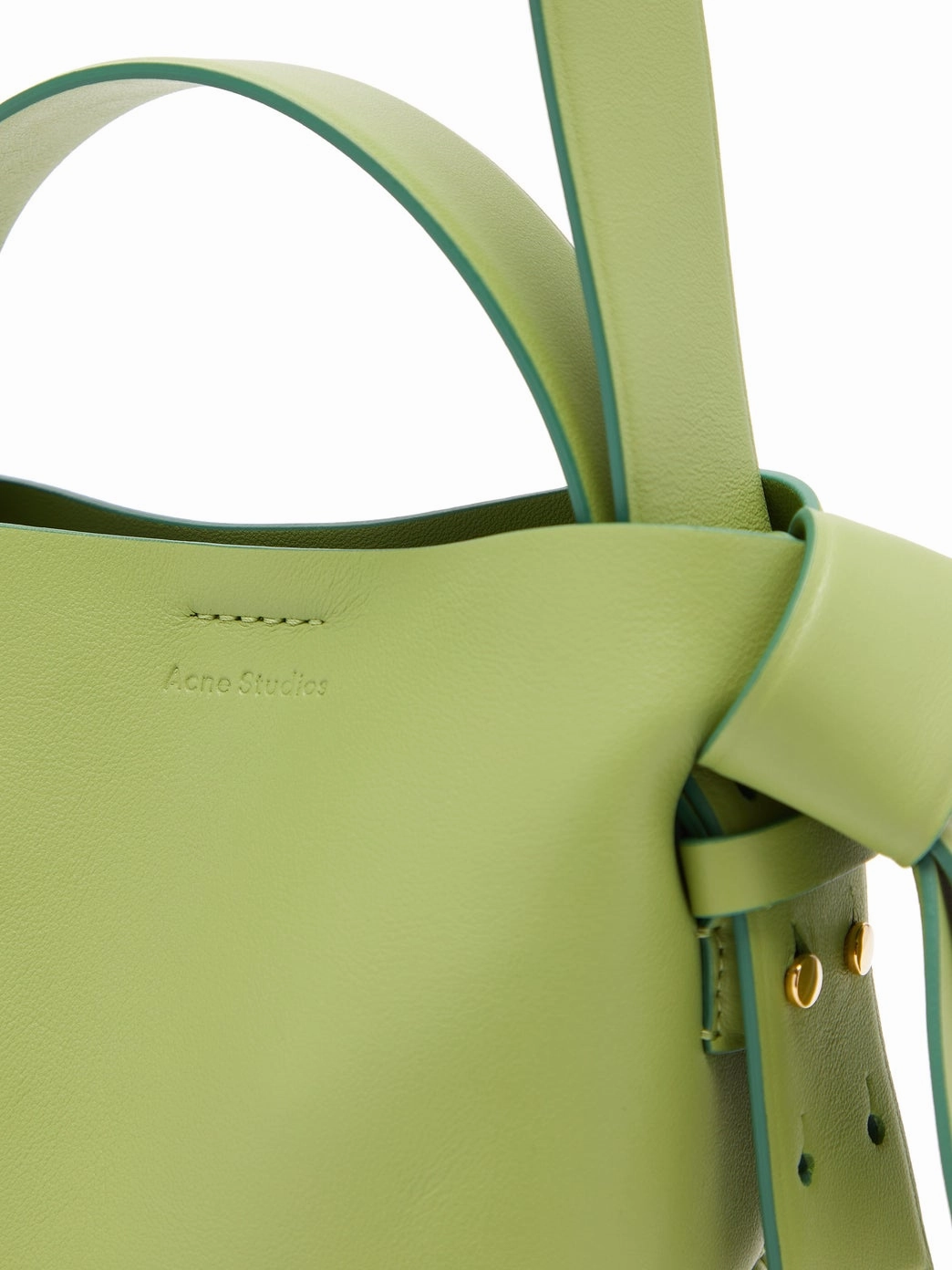 Acne Musubi Micro Knotted Leather Shoulder Bag