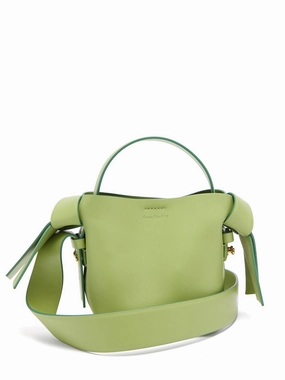Acne Musubi Micro Knotted Leather Shoulder Bag