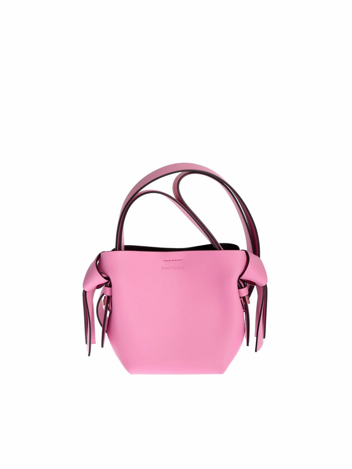 Acne Musubi Micro Knotted Leather Shoulder Bag