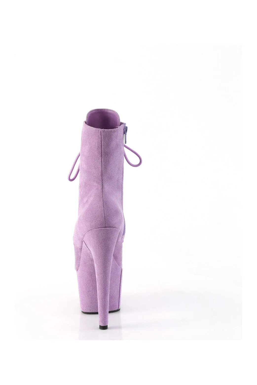 ADORE-1020FS Purple Faux Suede Ankle Boot