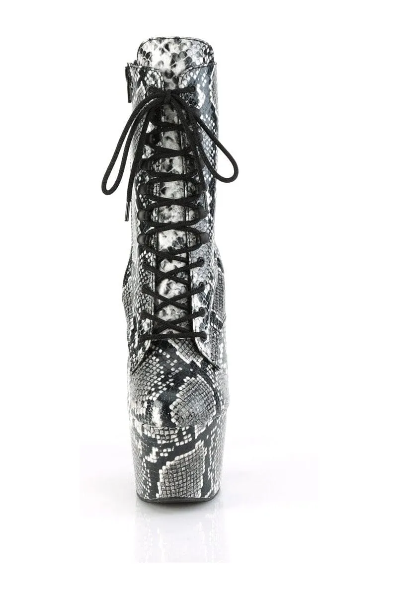 ADORE-1020SPWR Black Faux Leather Knee Boot