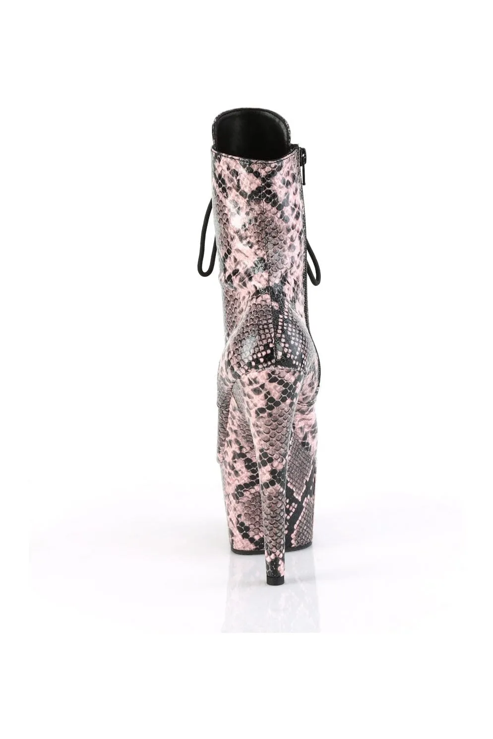 ADORE-1020SPWR Pink Faux Leather Knee Boot
