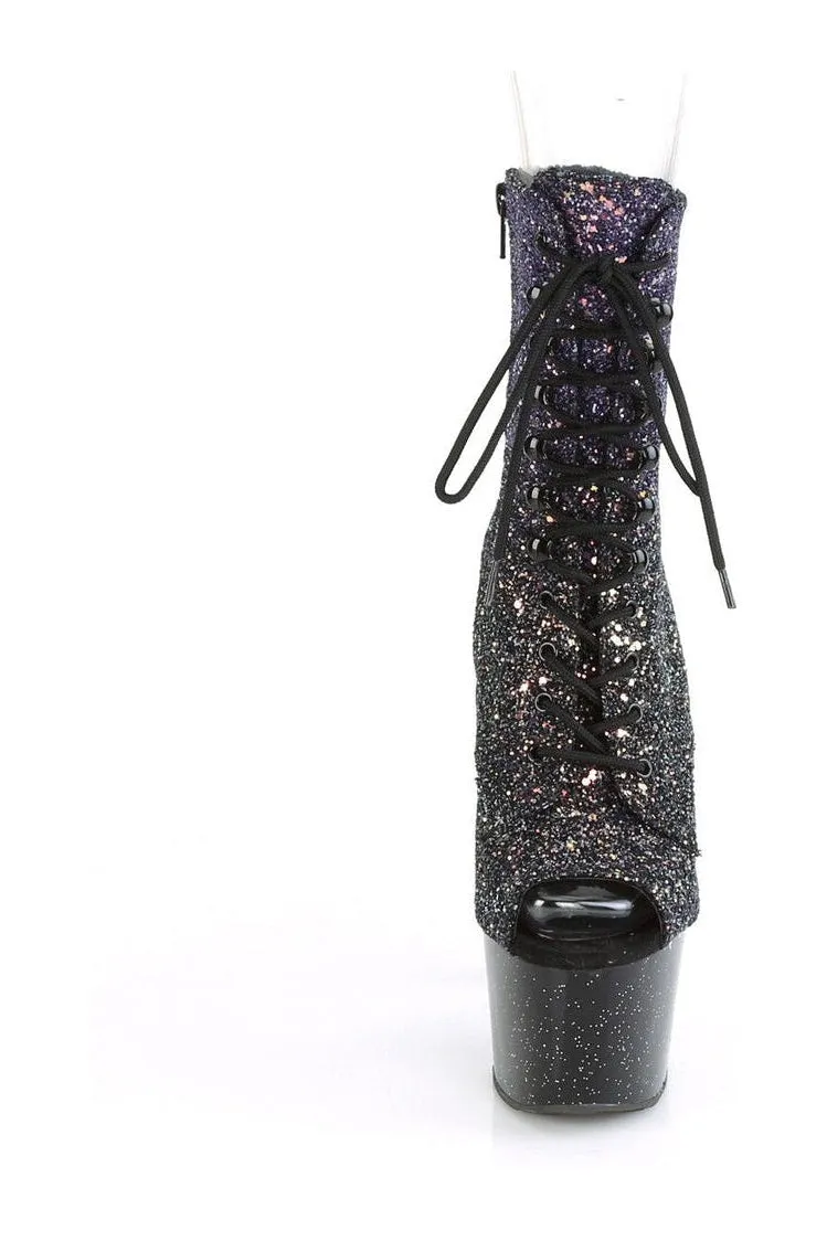 ADORE-1021OMBG Exotic Boot | Purple Glitter