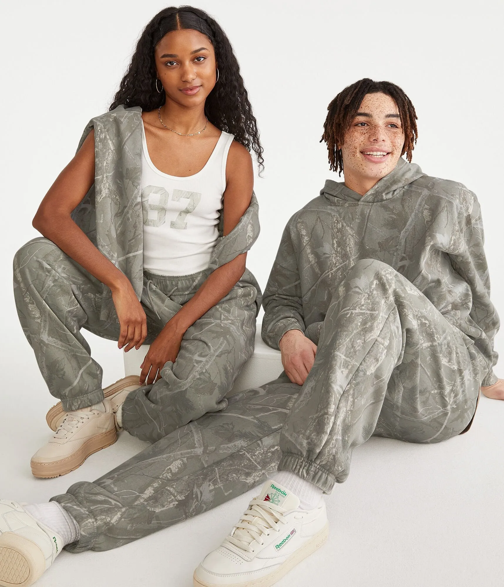 Aeropostale Forest Camo Essentials Jogger Sweatpants