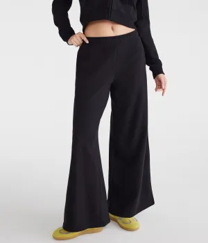 Aeropostale Mid-Rise Super Wide Leg Sweatpants