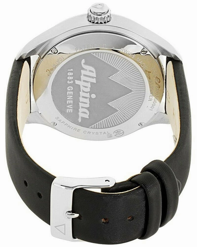 Alpina Horological Smartwatch Diamond Womens Calendar Quartz Satin Strap AL-285BTD3CD6