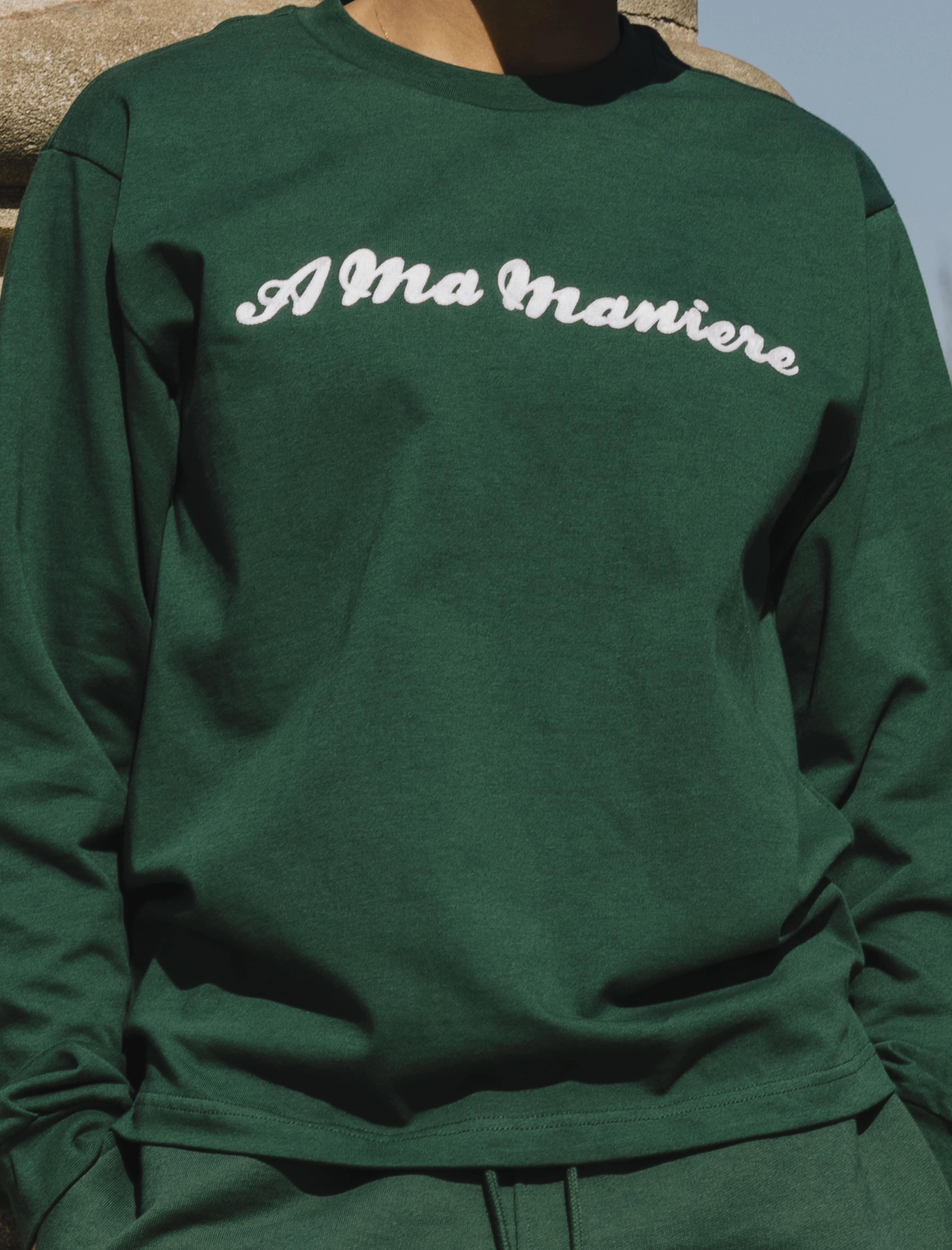 AMM SCRIPT LONG SLEEVE TEE