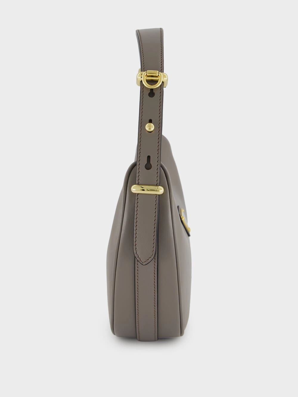 Argilla Grey Arqu?? Small Leather Bag