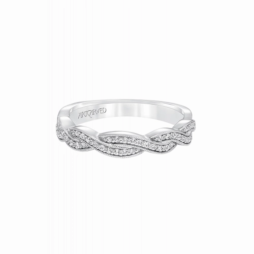 Art Carved Wedding Band 31-V651W-L