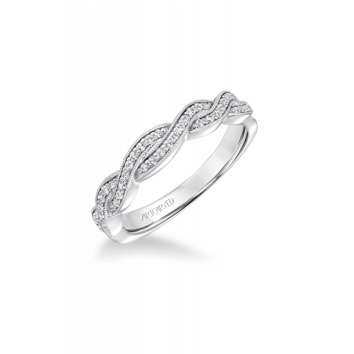Art Carved Wedding Band 31-V651W-L