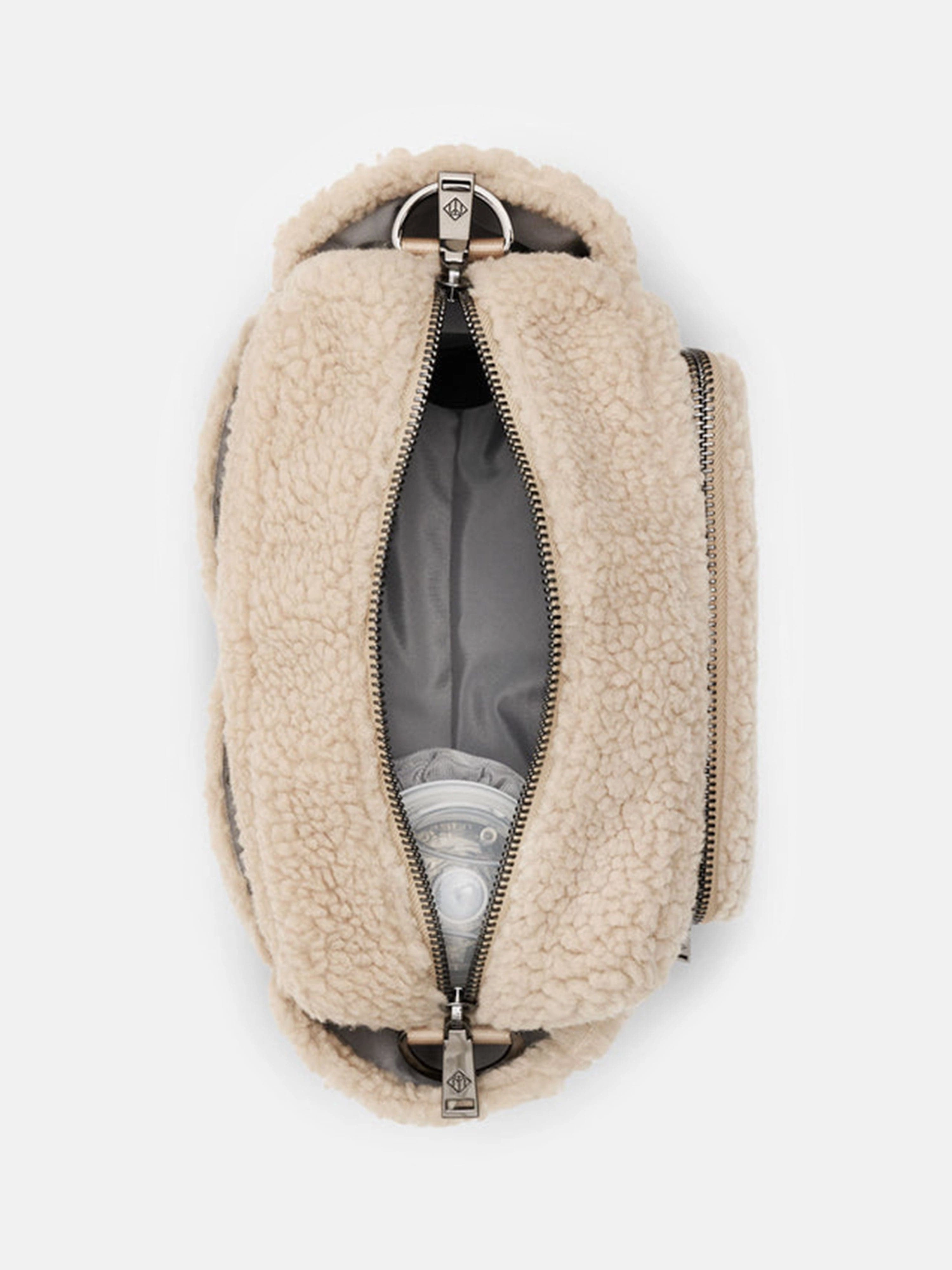 Baby Inka Borg Changing Bag in Beige (31cm)