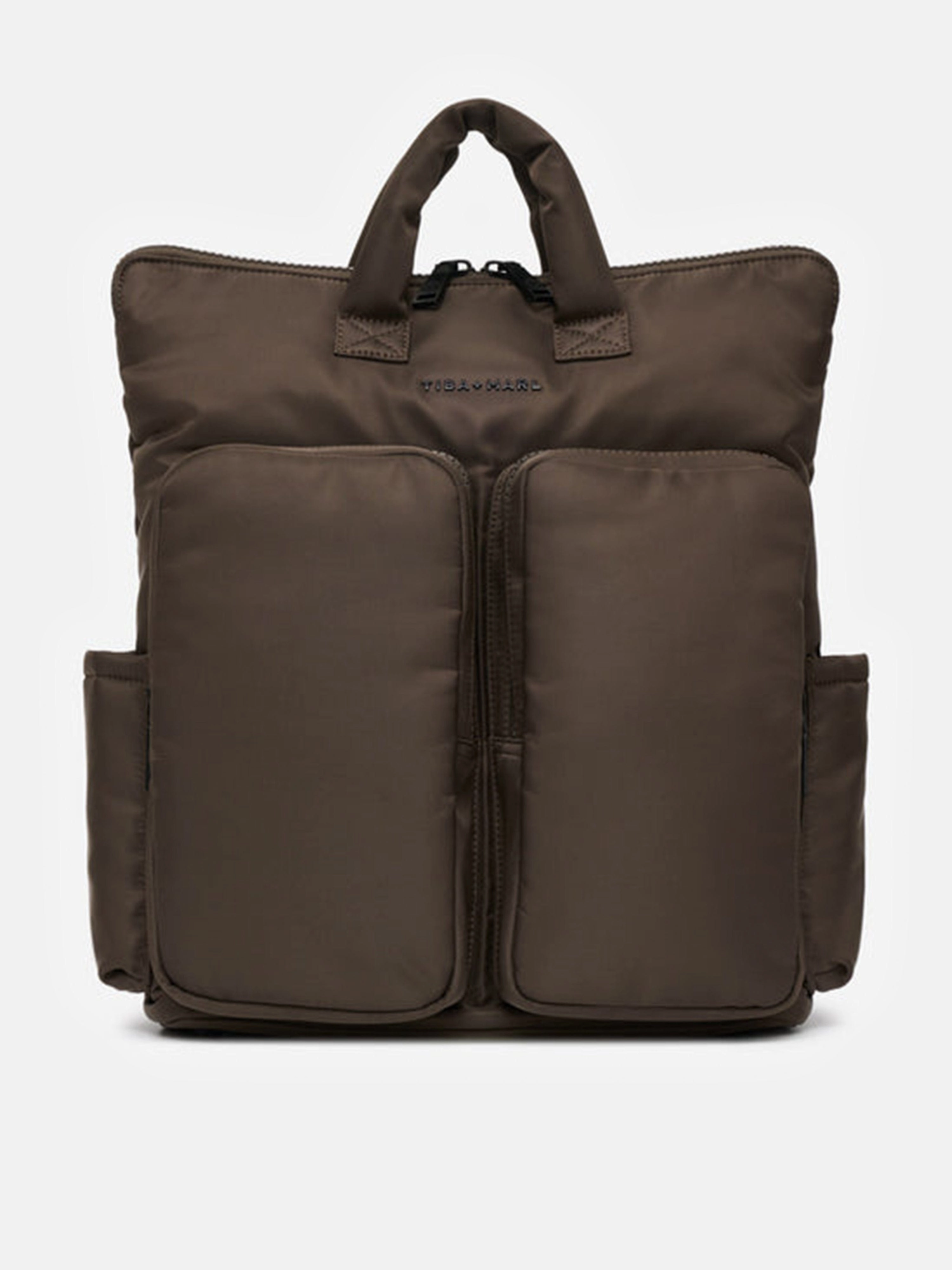 Baby Ozzy Chaning Tote / Backpack in Brown (34cm)