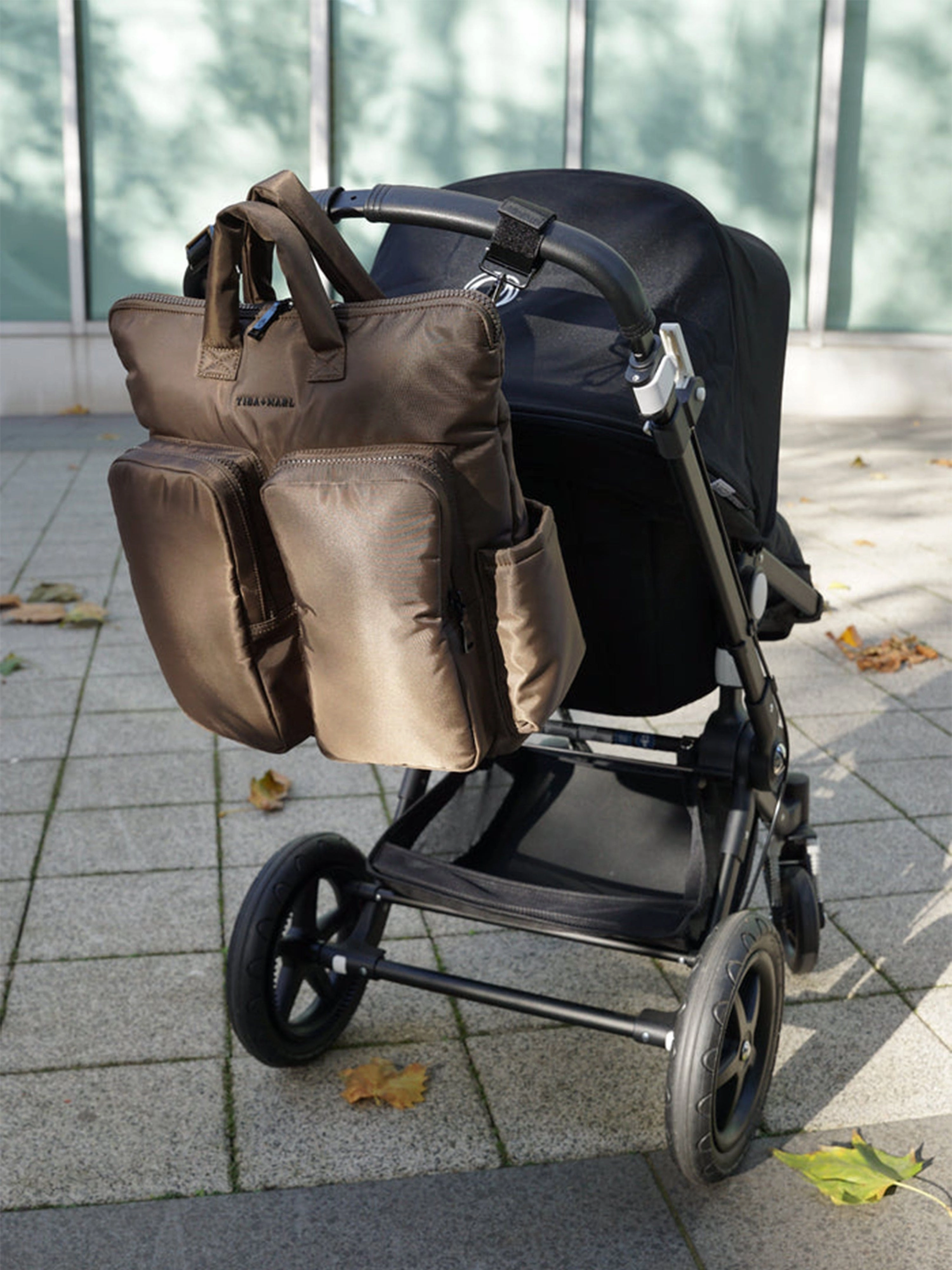 Baby Ozzy Chaning Tote / Backpack in Brown (34cm)