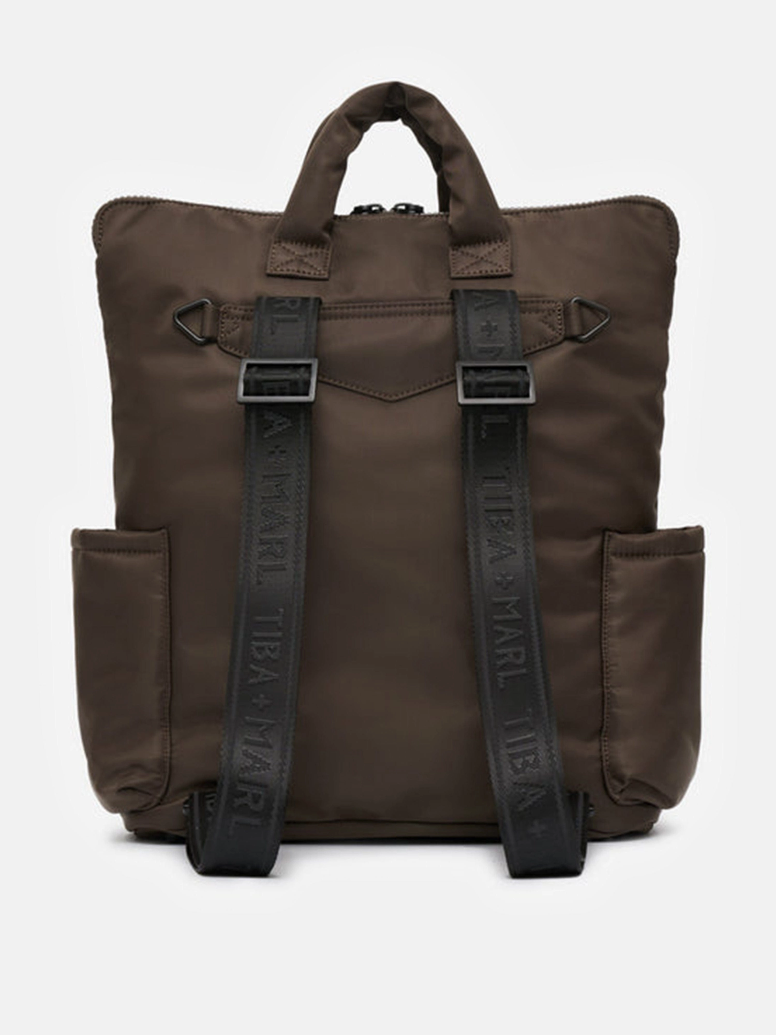 Baby Ozzy Chaning Tote / Backpack in Brown (34cm)