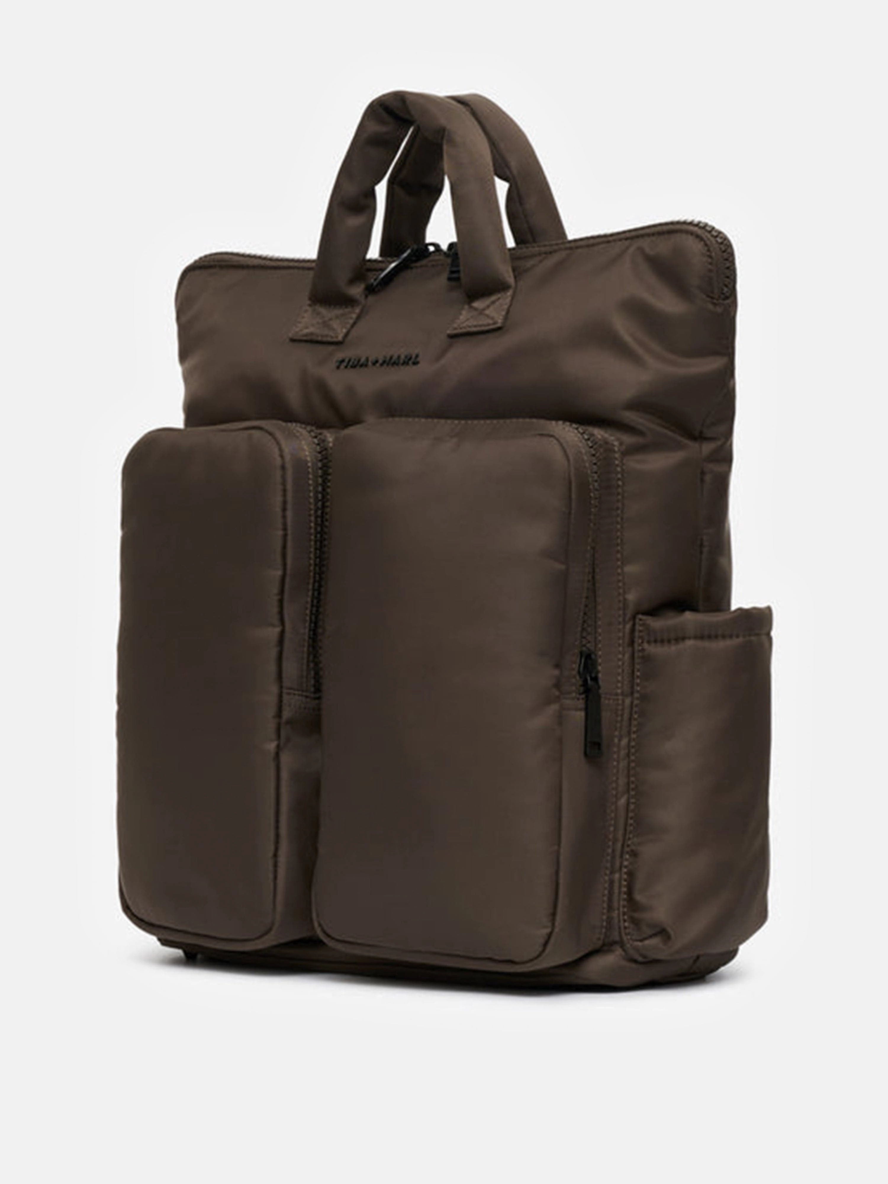 Baby Ozzy Chaning Tote / Backpack in Brown (34cm)