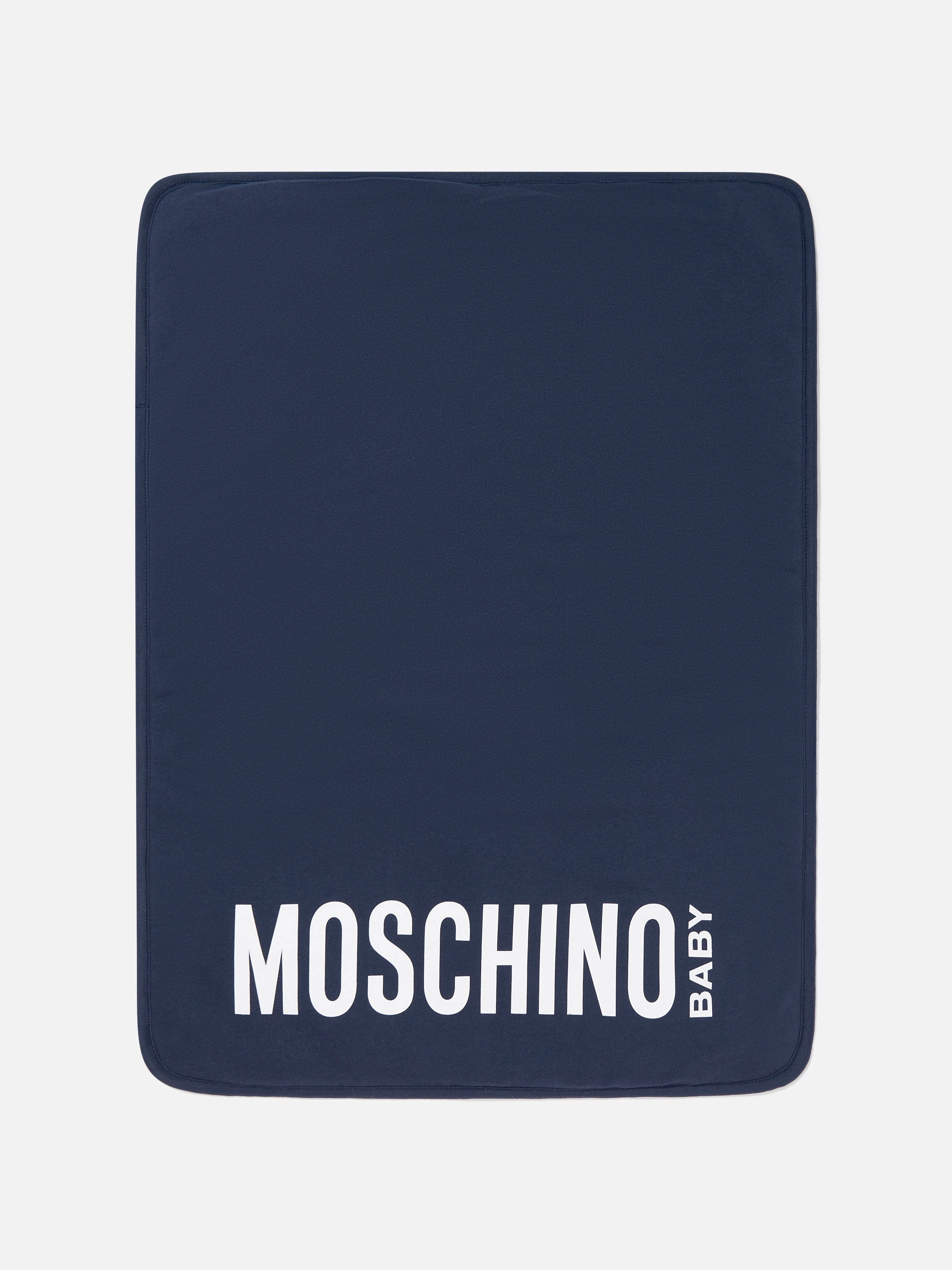 Baby Teddy Bear Logo Changing Bag in Navy (39cm)
