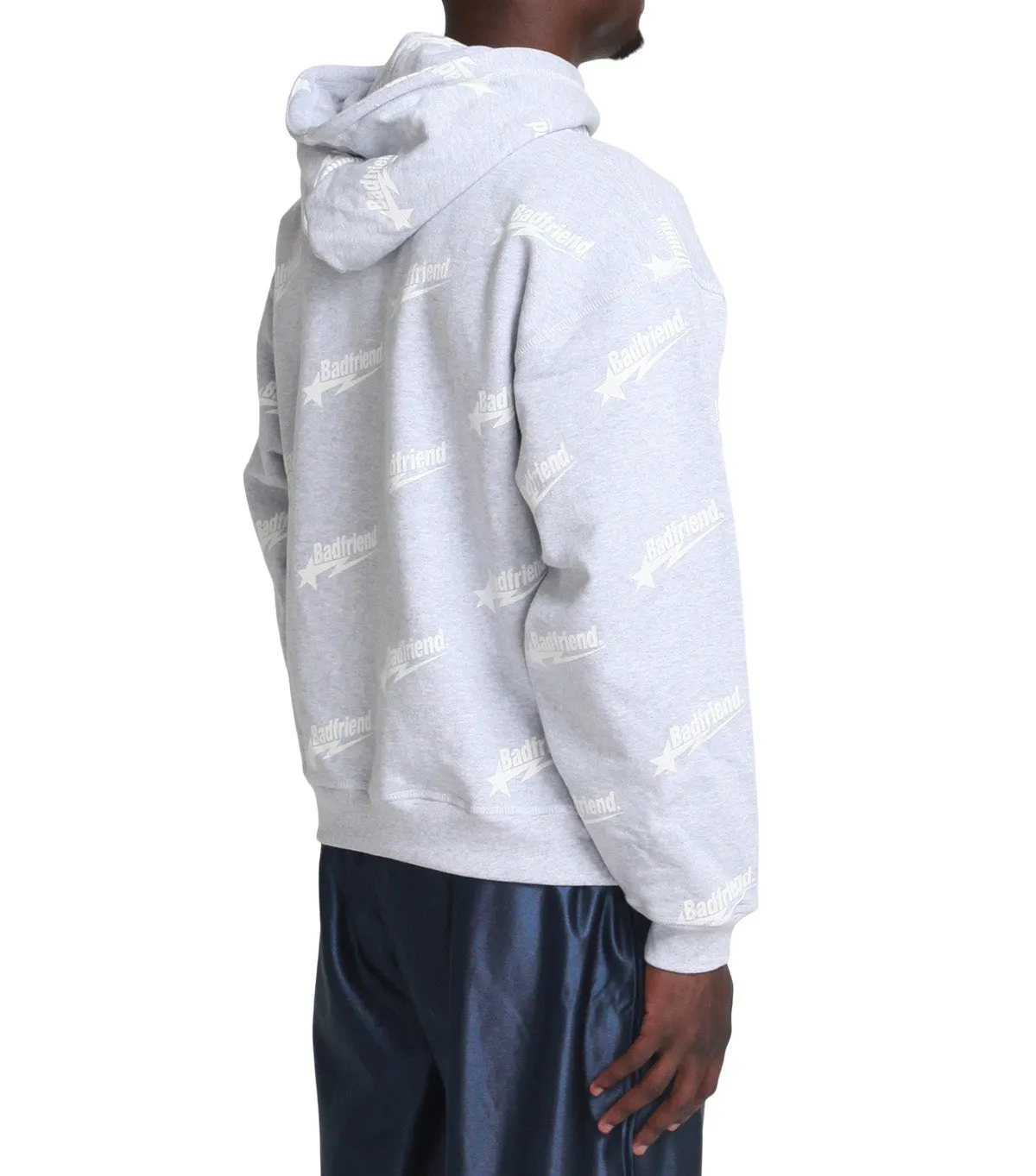 Badfriend Star Hoodie Grey