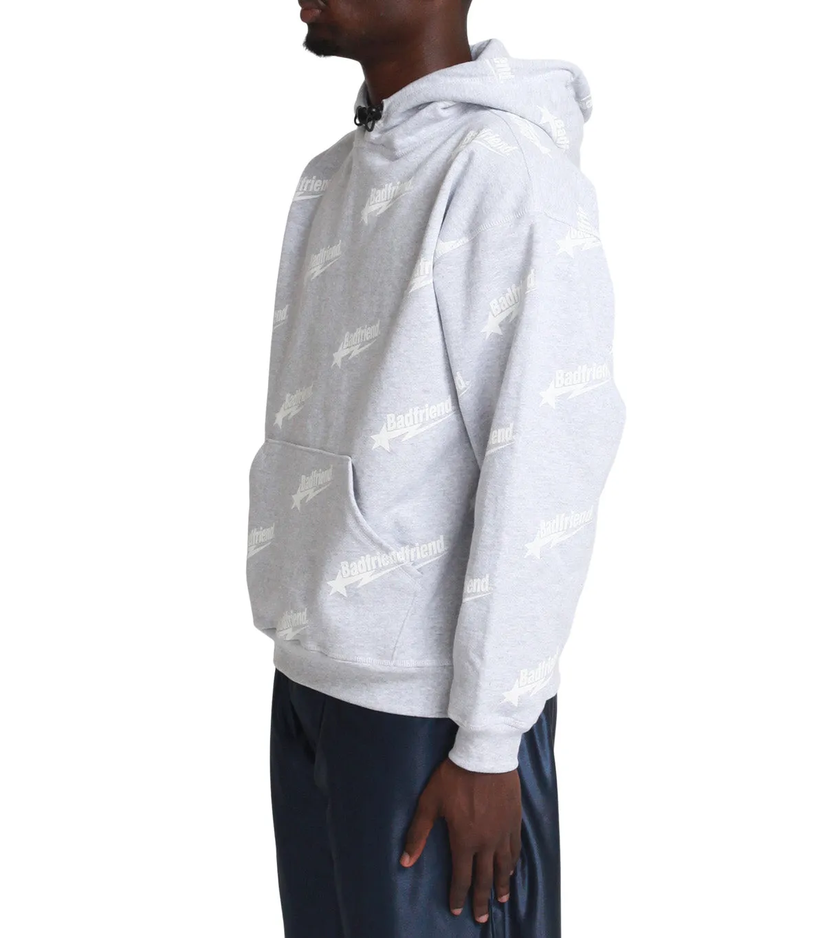 Badfriend Star Hoodie Grey