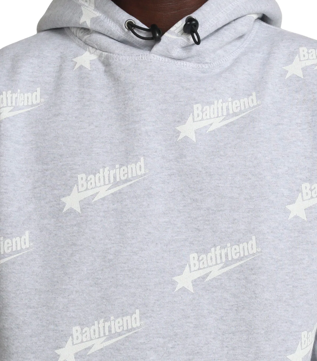 Badfriend Star Hoodie Grey