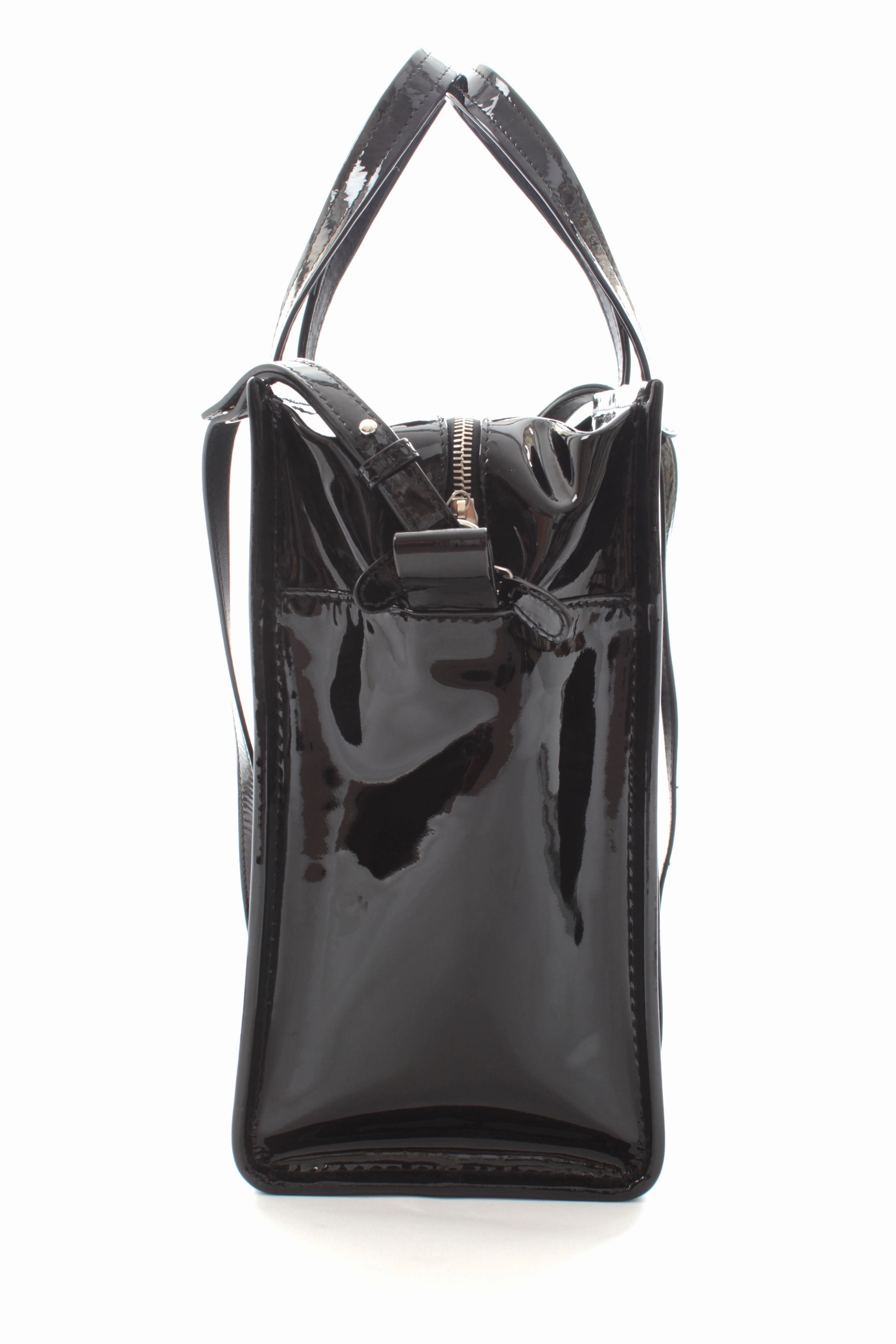 Balenciaga Bazar Patent Leather Cross-Body Tote Bag (2017)