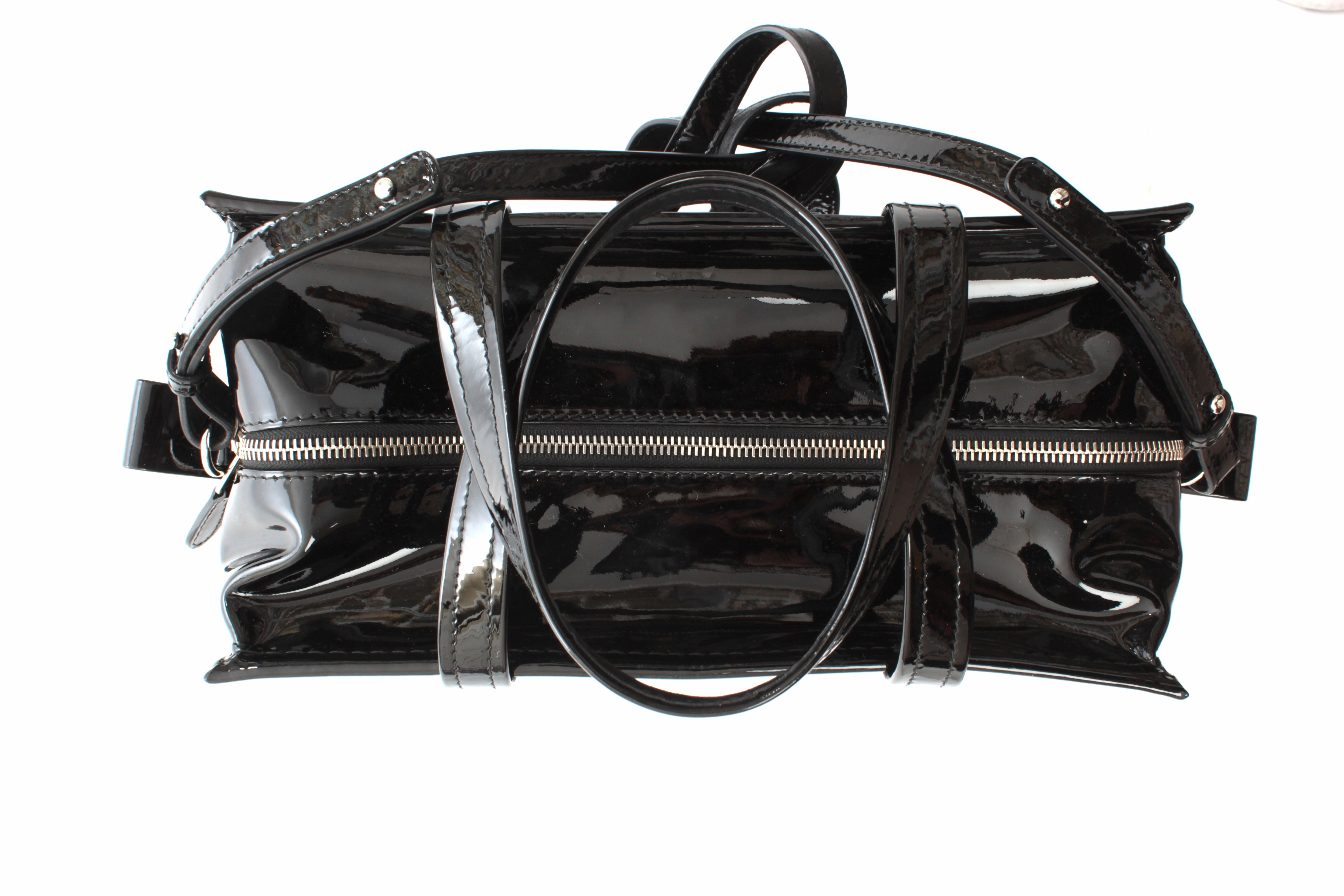 Balenciaga Bazar Patent Leather Cross-Body Tote Bag (2017)