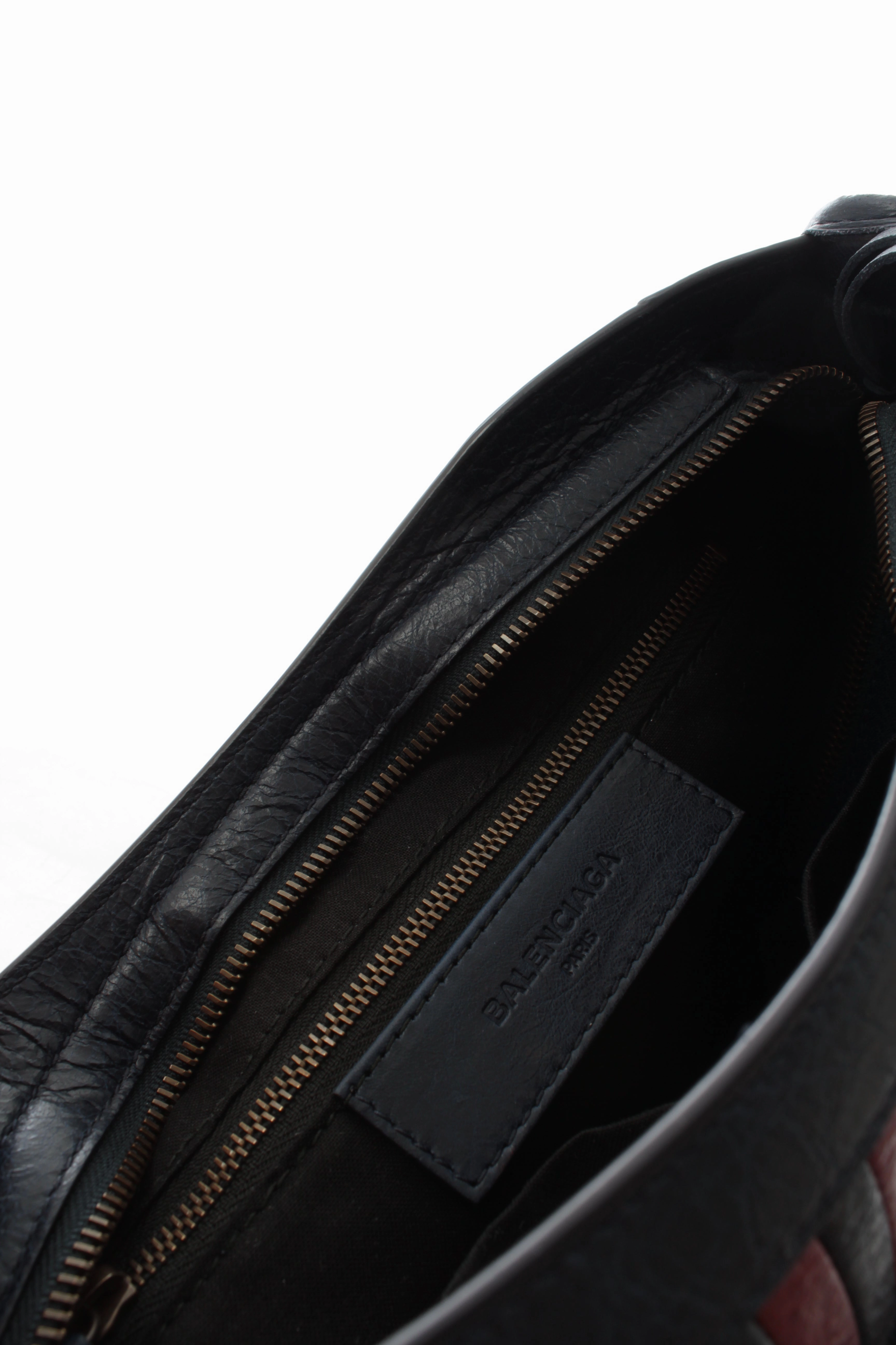 Balenciaga Classic City S Bag - Marine/Bordeaux Stripes