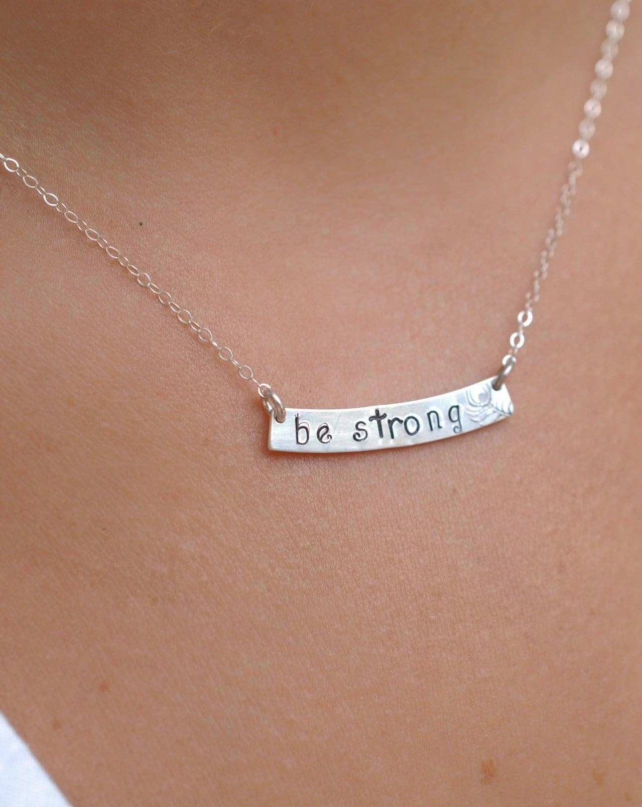 Bar Necklace ~ Sterling Silver 925 or Gold Filled~MN033
