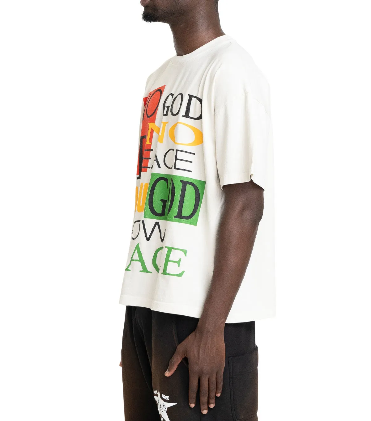 Barriers Barrera No God No Peace Tee White