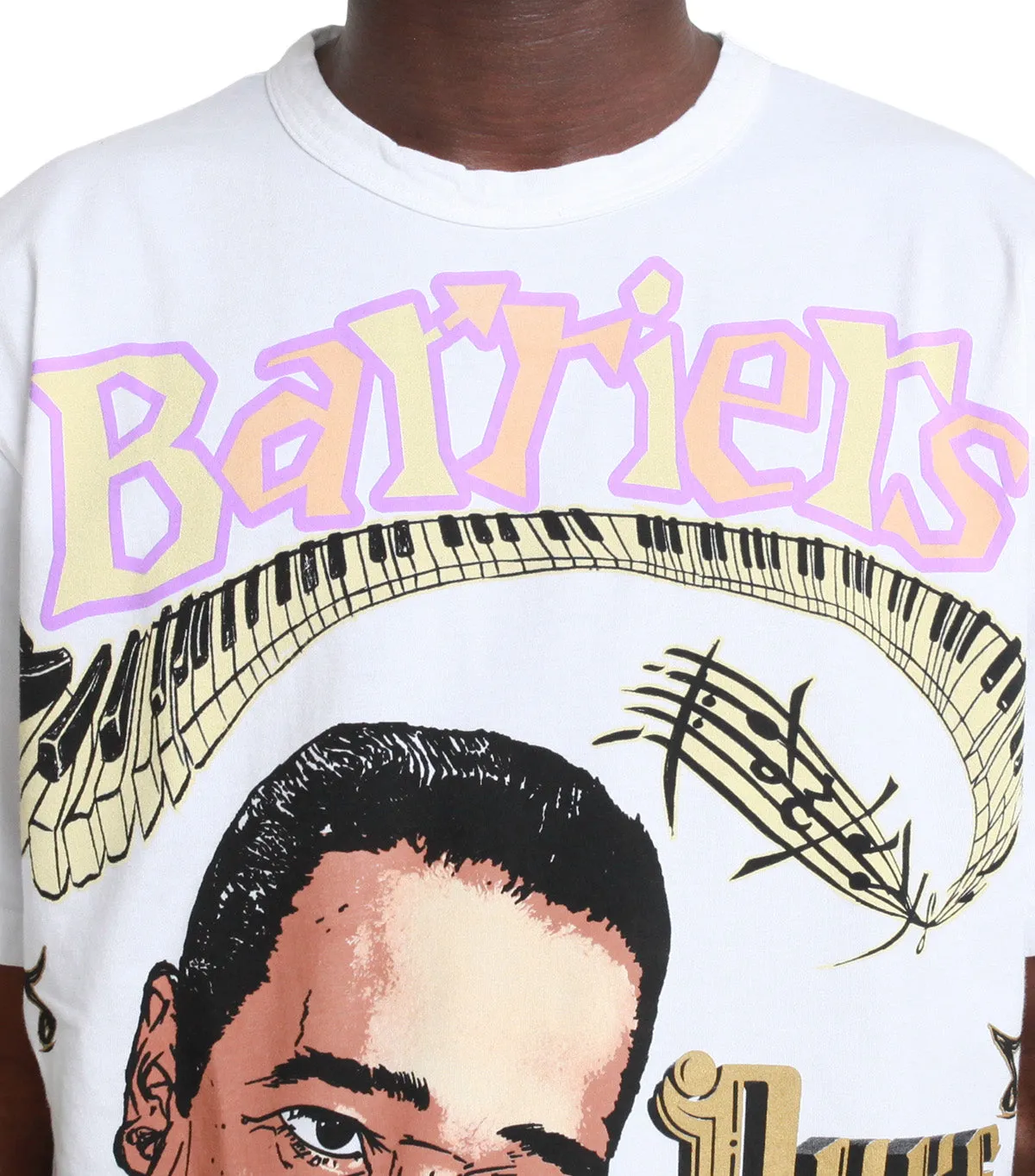 Barriers Duke Ellington Tee White