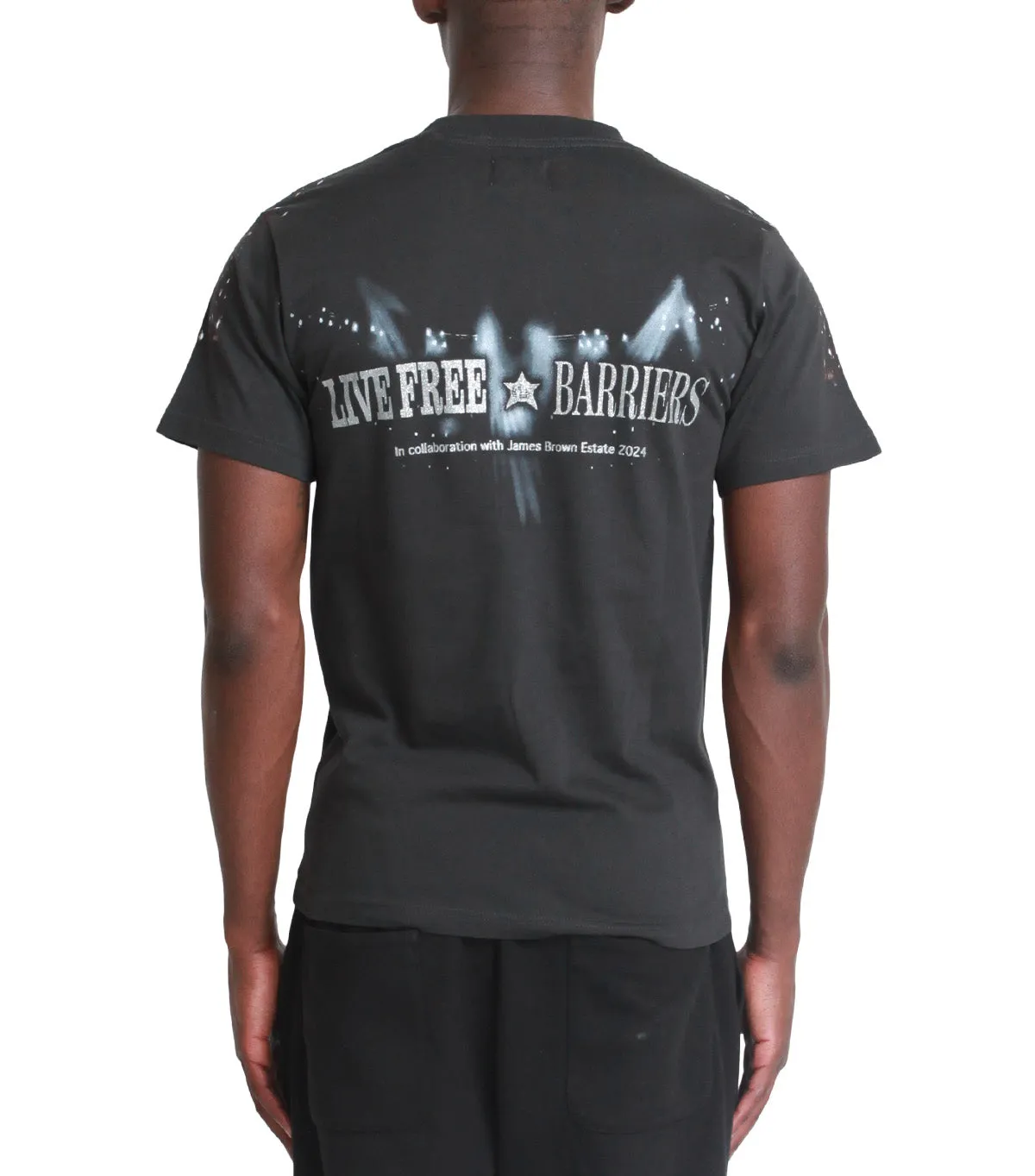 Barriers James Brown Showtime Tee Black