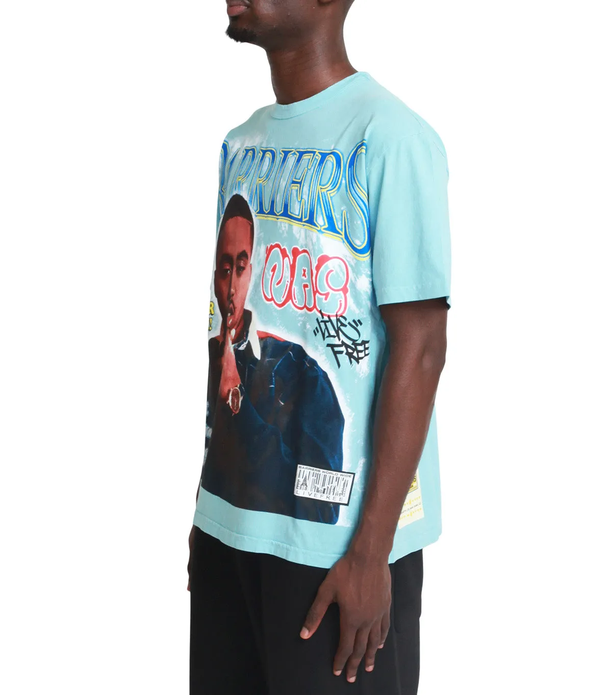 Barriers Nas Tee Blue