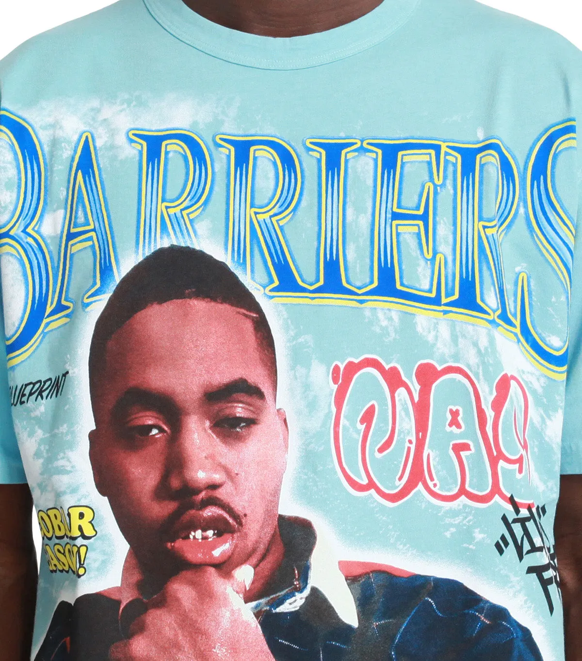 Barriers Nas Tee Blue