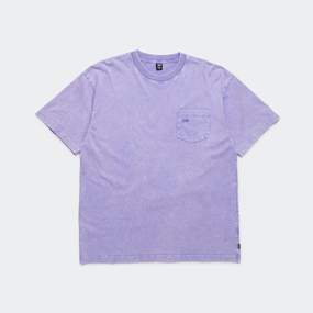 Basic Washed Pocket T-Shirt - Paisley Purple