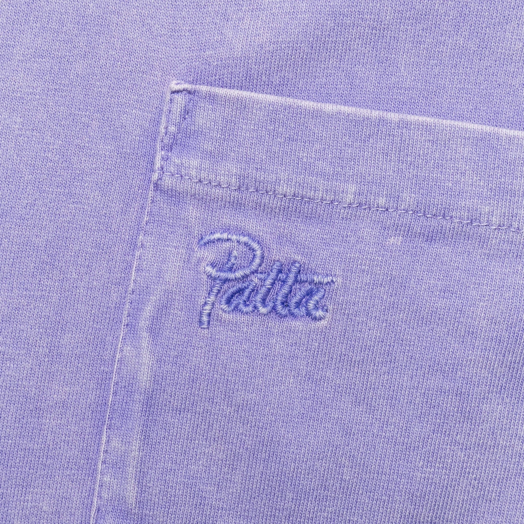Basic Washed Pocket T-Shirt - Paisley Purple
