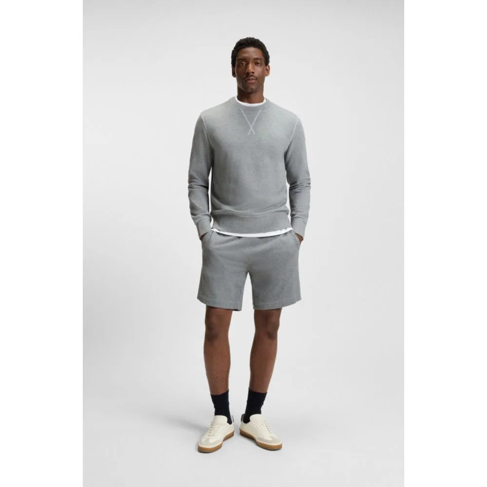 BECKHAM x  oversized-fit shorts in cotton terry
