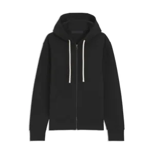 BECKHAM x  zip-up hoodie in mercerised cotton terry