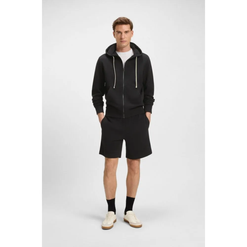 BECKHAM x  zip-up hoodie in mercerised cotton terry